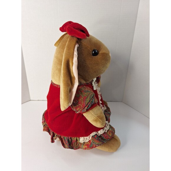 EUC Vintage 1985 Velveteen Rabbit Plush 13" Bunny Rabbit Floppy Ears Toys R Us - Picture 5 of 11